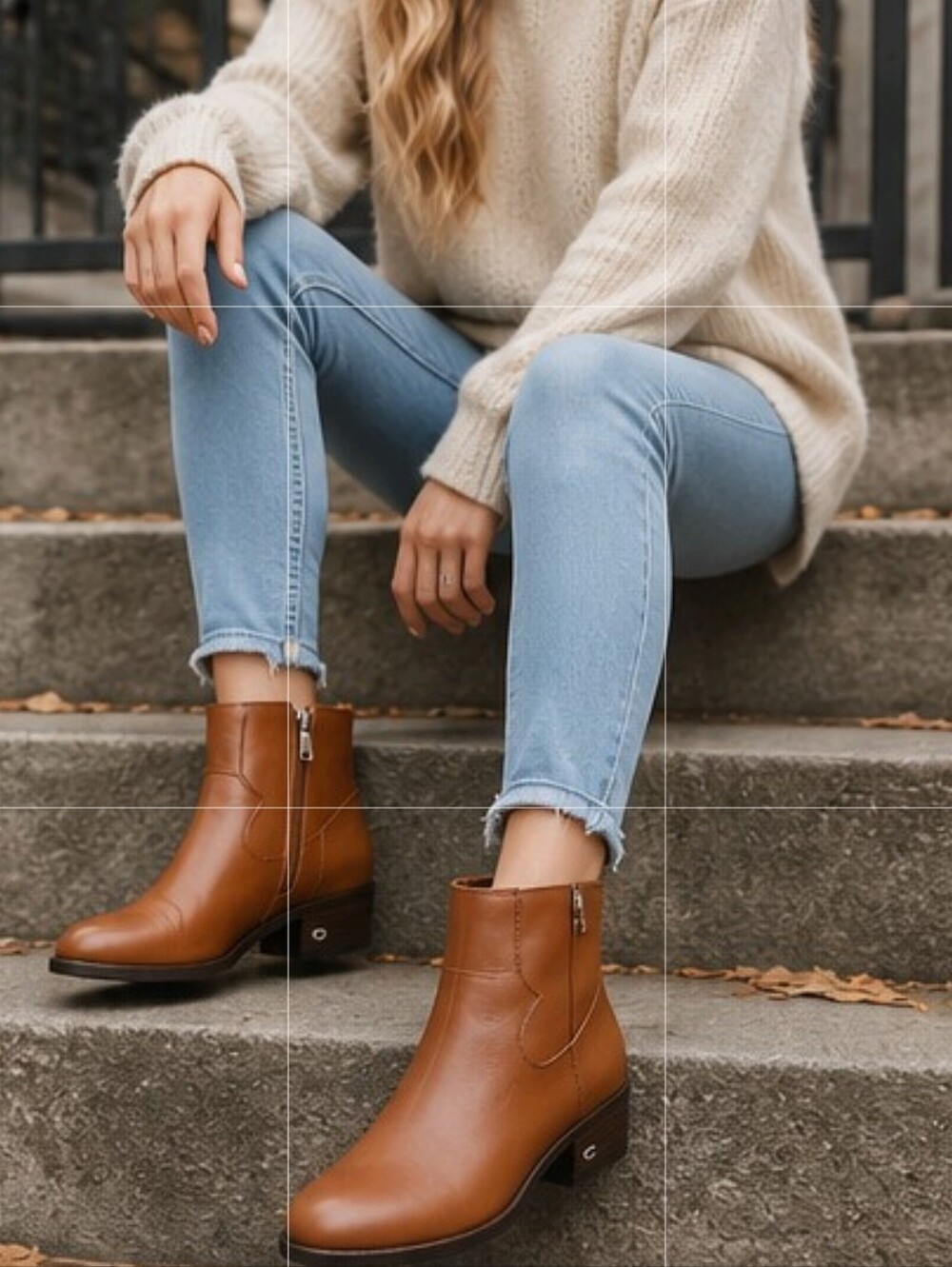NWT Coach Brown Leather Ankle Booties | Size 6 | Authentic | Side Zip | Low Heel